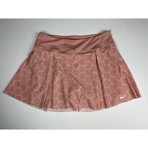 Nike Dri-FIT Advantage Women's Short Tennis Skirt (PINK/CORAL) Sz XL